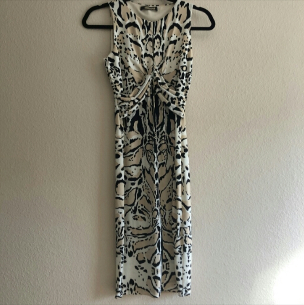 Animal Print Roberto Cavalli Sleeveless Dress